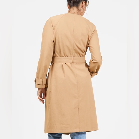 NWOT Outerknown Baker Trench Coat Sandy Size Small - Picture 4 of 12